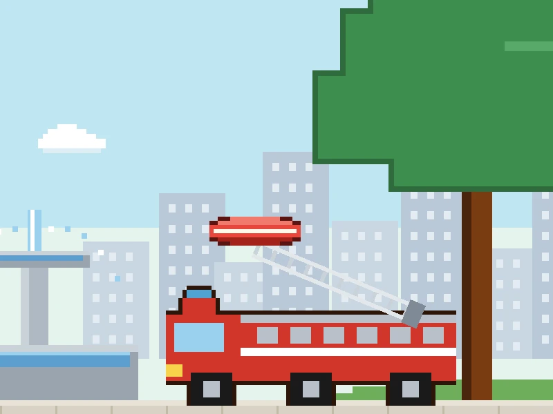 The Big Red Fire Truck